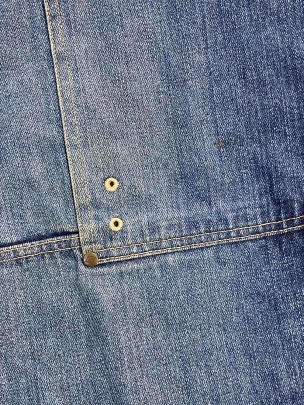 Vintage Enyce Men's Blue Denim Utility Carpenter Jeans - Picture 7 of 8